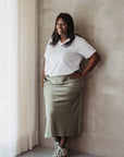 Chilla Skirt Oil Green