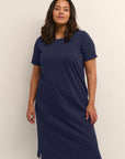 Caline Dress Marine Blauw
