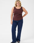 Carina Tank Top Fudge
