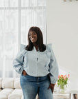Lenia Flounce Blouse