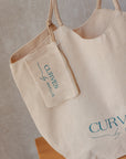 Curves by Phyllis Statement Tote Bag– Met gratis pouchette