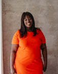 Caline Dress Orange