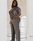 Riana Sparkle Pants Silver