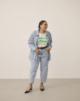 Ninna Cropped Barrel Jeans